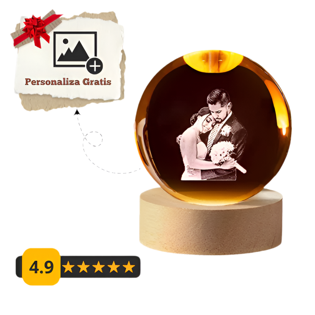 Esfera de cristal Personalizable